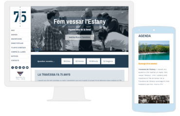 Social SERHS desenvolupa el web del 75è aniversari de la Travessia a l’estany de Banyoles